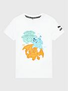 Moda i Uroda OUTLET - Puma T-Shirt Pokemon 536429 Biały Regular Fit - miniaturka - grafika 1