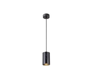 Żyrandol na lince 1xGU10/10W/230V popiół/solidne drewno czarny - Lampy sufitowe - miniaturka - grafika 1
