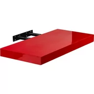 Półki do salonu - Półka ścienna Stylist Volato, 100 cm, czerwony połysk - miniaturka - grafika 1