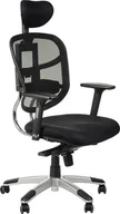 Fotele i krzesła biurowe - Krzesło biurowe Stema HN-5018 Czarne - miniaturka - grafika 1