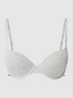 Biustonosze - Biustonosz koszulkowy z fiszbinami – watowany - miniaturka - grafika 1