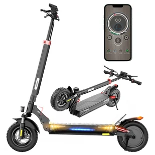 Składana hulajnoga elektryczna iScooter iX3, bezdętkowe 10-calowe terenowe opony pneumatyczne, silnik 800W, bateria 10Ah - Hulajnogi elektryczne - miniaturka - grafika 1