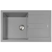 Zlewozmywaki - Zlewozmywak PLADOS Elegance 78.10 Titanium metal - miniaturka - grafika 1