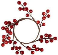 Ozdoby bożonarodzeniowe - Stroik z zimowymi jagodami - miniaturka - grafika 1