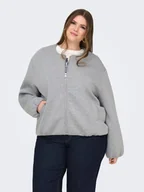 Kurtki damskie - ONLY Carmakoma Kurtka w kolorze szarym - miniaturka - grafika 1