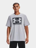 Koszulki męskie - T-shirt męski z logo UA Abc Under Armour 1361673-011 Szary - miniaturka - grafika 1