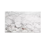 Deski do krojenia - Szklana deska do krojenia HOMEPRINT Luksusowy biały marmur 60x52 cm - miniaturka - grafika 1