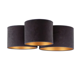 Duolla - Plafon ROLLER TRIO 3xE27/60W/230V antracyt - Lampy sufitowe - miniaturka - grafika 1
