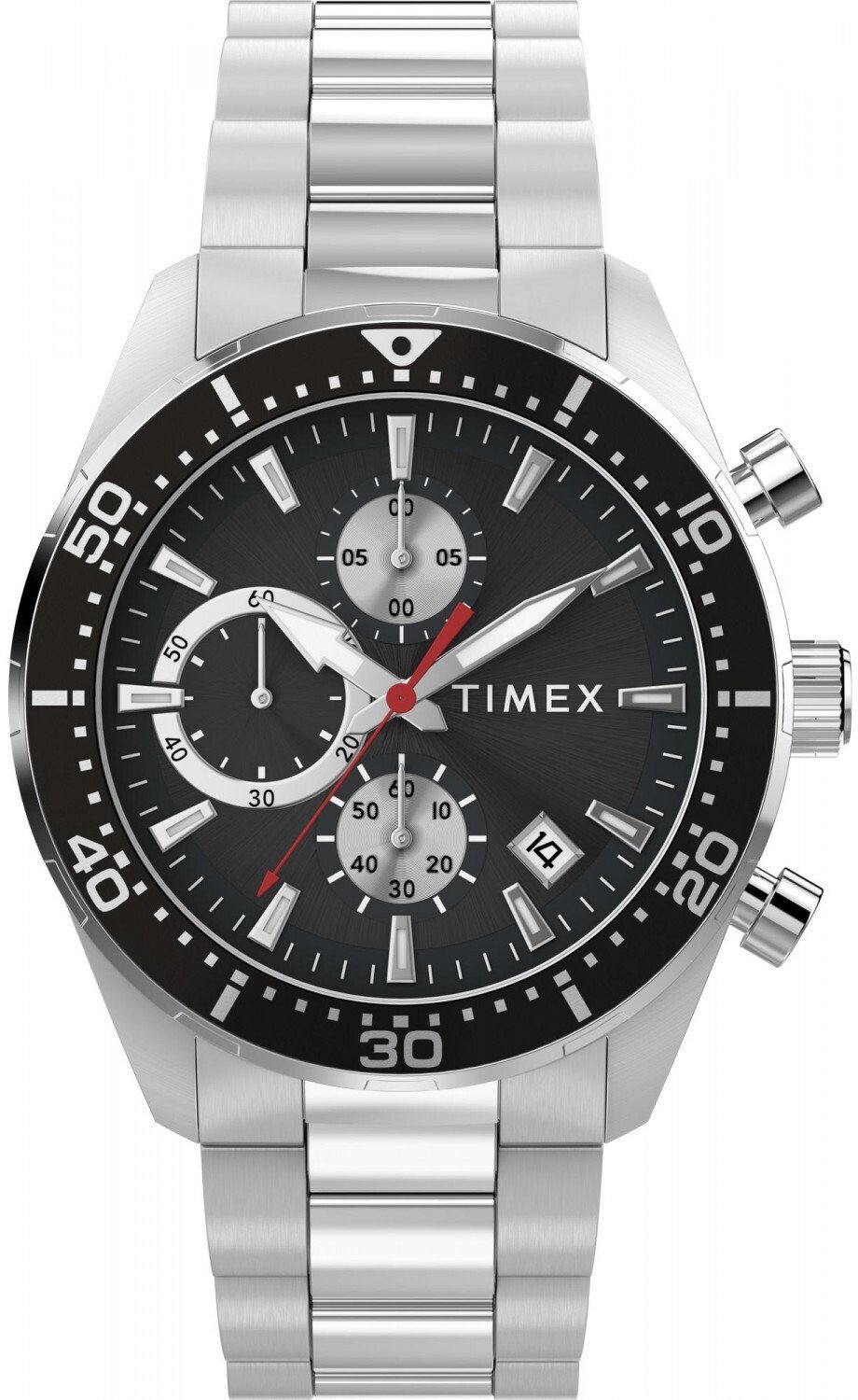 Zegarek Timex Zegarek męski Timex TW2Y56900 srebrny