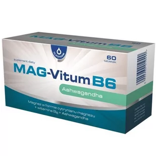 MAG-Vitum B6 Ashwagandha x 60 kaps - Układ nerwowy - miniaturka - grafika 1