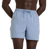 Spodnie sportowe męskie - Spodenki męskie New Balance MS41227DUS - niebieskie - miniaturka - grafika 1