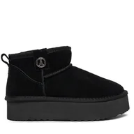 Buty dla dziewczynek - Śniegowce Patrizia Pepe PD793 Czarny - miniaturka - grafika 1