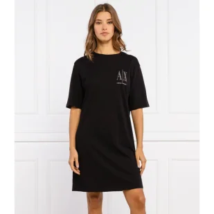 Armani Exchange Sukienka - Sukienki - miniaturka - grafika 1