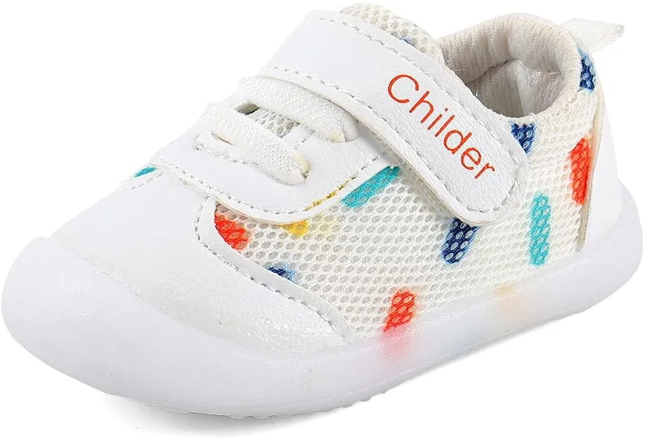 Buty do nauki chodzenia niemowlęce miękkie antypoślizgowe rozmiar 18 EU