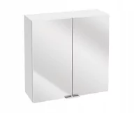 Szafki łazienkowe - Szafka łazienkowa z lustrem wisząca biała 60 cm Multi Glass - miniaturka - grafika 1