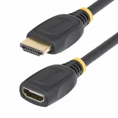 Kable - StarTech HD2MF6FL kabel HDMI 2 m HDMI Typu A (Standard) Czarny - miniaturka - grafika 1