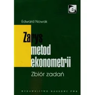 Ekonomia - Zarys metod ekonometrii. Zbiór zadań - Edward Nowak - miniaturka - grafika 1