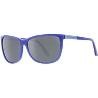 Okulary przeciwsłoneczne - Porsche Design Damskie okulary przeciwsłoneczne P8590, rozm. Medium, niebieskie (niebieskie D) - miniaturka - grafika 1
