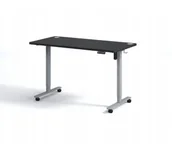 Biurka gamingowe - Black Point IBUKI 160cm Regulacja wysokości Szary - miniaturka - grafika 1