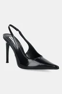 Czółenka - Steve Madden szpilki skórzane Reyes kolor czarny 11003389 - miniaturka - grafika 1