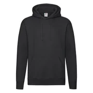 Bluzy męskie - Bluza męska z kapturem Hooded Sweat Premium Fruit of the Loom - Czarny M - miniaturka - grafika 1