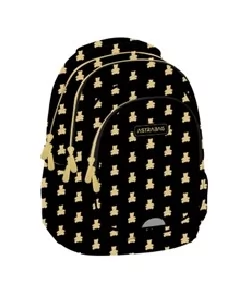 Astrabag, Plecak trzykomorowy - Golden Teddy (AB330) - Plecaki - miniaturka - grafika 1