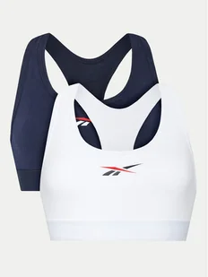 Reebok Biustonosz sportowy LOLA - AW24 (2-pack) Kolorowy - Bielizna sportowa damska - miniaturka - grafika 1