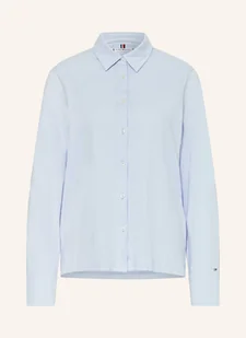 Tommy Hilfiger Koszula Z Dżerseju blau - TOMMY HILFIGER - Koszule damskie - miniaturka - grafika 1