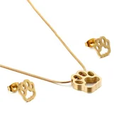 Zestawy biżuterii dla kobiet - Komplet Łapki Pupila - miniaturka - grafika 1