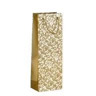 Opakowania i torebki na prezenty - Torebka na wino złota K-427 - miniaturka - grafika 1
