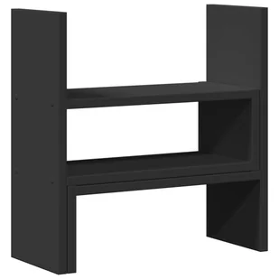vidaXL Organizer na biurko, regulowany, czarny, 40x17x41 cm - Akcesoria na biurko - miniaturka - grafika 1