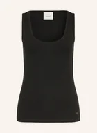 Bluzki damskie - Calvin Klein Top schwarz - miniaturka - grafika 1