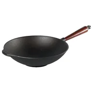 Woki - Skeppshult Wok 30 cm z drewnianym uchwytem 0865T - miniaturka - grafika 1