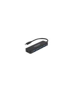 DeLOCK USB-C Hub 4P USB 3.2 Gen 1+ PD - 64170 - Akcesoria do komputerów stacjonarnych - miniaturka - grafika 1