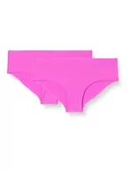 Majtki damskie - PUMA Damskie bezszwowe majtki hipster stringi (2 sztuki), Głęboka orchidea, S - miniaturka - grafika 1