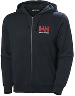 Bluzy męskie - Helly Hansen męska bluza HH LOGO FULL ZIP HOODIE 2.0 30393 597 XL - miniaturka - grafika 1