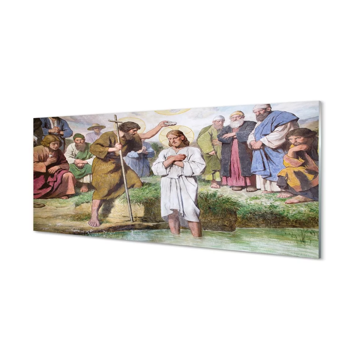 Panel szklany klej Obraz Jezusa 125x50 cm
