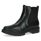 Botki damskie - Caprice Damskie botki 9-25451-41, Czarna papka, 40 EU - miniaturka - grafika 1