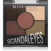 Cienie do powiek - Rimmel London London Glam Eyes HD cienie do oczu 3,8 g dla kobiet 022 Brixton Brown - miniaturka - grafika 1