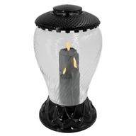 Lampiony i znicze - Znicz Sapporo 18 x 34 cm 90 dni złoty / czarny / srebrny / biały - miniaturka - grafika 1