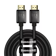 Kable - Baseus Kabel HDMI 2.1 High Definition Series 8K 60Hz 3D HDR 48Gbps 1m czarny) WKGQ000001 - miniaturka - grafika 1