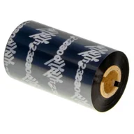 Taśmy do drukarek barwiące - Taśma termotransferowa Zebra 57mm x 74m 0,5"/57mm woskowa (800132-002) black - miniaturka - grafika 1