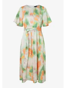 More & More Sukienka w kolorze biało-pomarańczowo-zielonym - Sukienki - miniaturka - grafika 1
