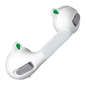 Akcesoria łazienkowe - Wenko Uchwyt łazienkowy SECURA na przyssawki poręcz do łazienki 29 cm B00CIZU0BY - miniaturka - grafika 1