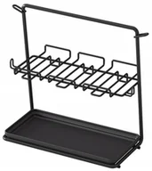 Akcesoria na biurko - Czarny organizer biurowy My Pocket - Metaltex - miniaturka - grafika 1