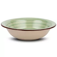 Talerze - Talerz ceramiczny, OIL GREEN, obiadowy, głęboki, na zupę, 22 cm kod: O-10-099-203 + Sprawdź na SuperWnetrze.pl - miniaturka - grafika 1