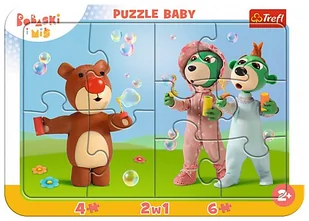 Trefl Puzzle ramkowe Baby Zabawne Bobaski - Puzzle - miniaturka - grafika 2