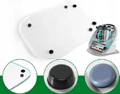 Akcesoria i części AGD - Deska przesuwna przeźroczysta podstawka ślizgowa pod Thermomix TM6 TM5 TM31 - miniaturka - grafika 1
