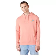 Bluzy damskie - Wrangler bluza damska retro, Apricot Ice, L - miniaturka - grafika 1