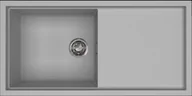 Zlewozmywaki - Zlew ELLECI SINTESI 480 K97 + stalowy odpływ - miniaturka - grafika 1